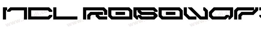 NCL Robowapix字体转换
